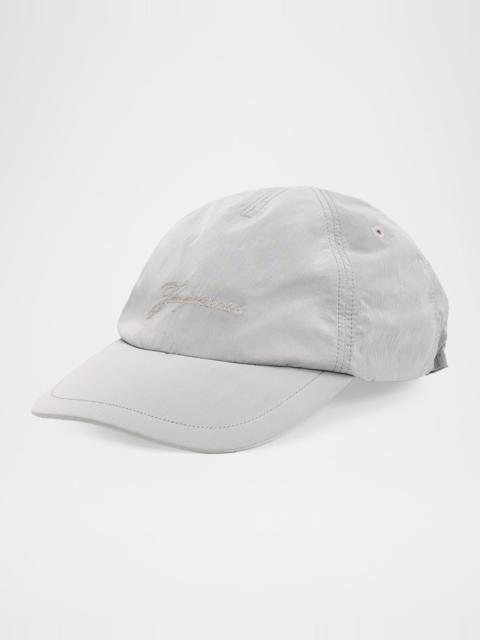 JACQUEMUS Men's La Casquette Nylon Baseball Cap