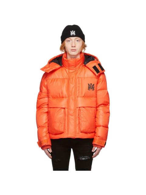 AMIRI Orange Down Puffer Jacket