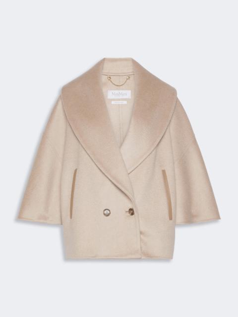 Max Mara GALOSCE Cape in cashmere drap - BEIGE