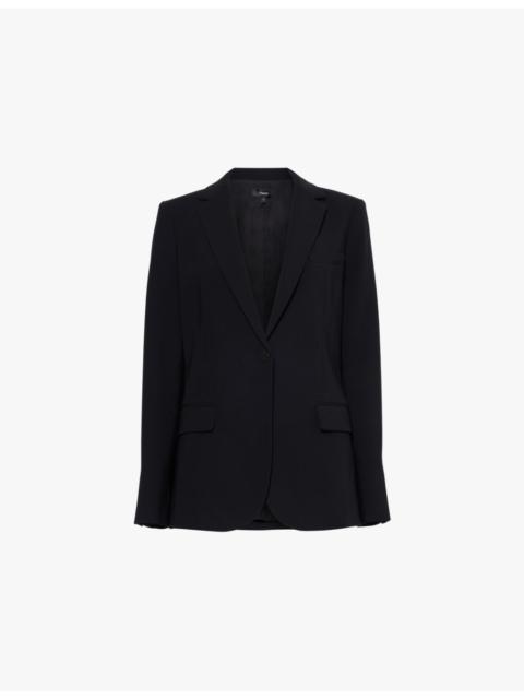 Theory Staple single-breasted woven blazer