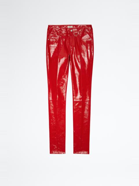 Zadig & Voltaire Peko Vinyl Pants