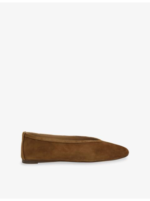 STEVE MADDEN Leni Suede Ballet Flats
