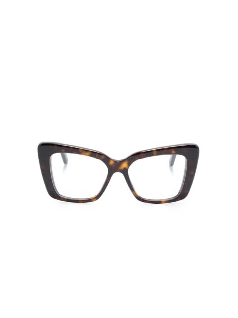 BALENCIAGA cat-eye frame glasses