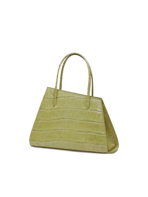 Liffner mini croc-embossed leather top-handles tote bag