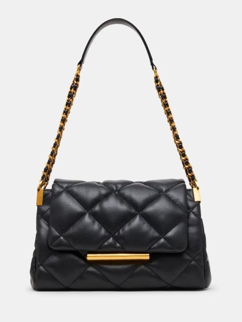 STEVE MADDEN COLETTE BAG BLACK/GOLD