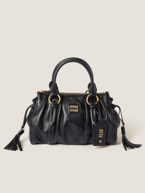 Miu Miu Joie nappa leather bag
