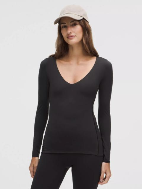lululemon Wundermost Ultra-Soft Nulu V-Neck Long-Sleeve Shirt