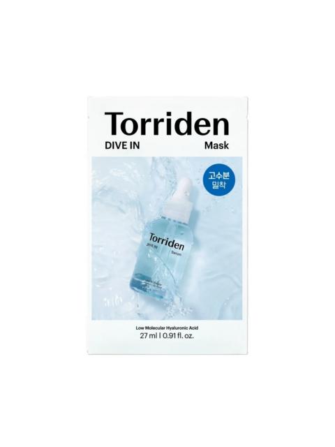 Torriden Torriden Dive-in Low Moleculular Hyaluronic Acid Mask Sheet 1ea 0.91 fl. oz.(27ml)