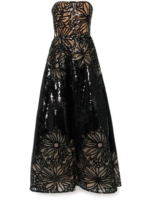ELIE SAAB sequin-embroidered gown