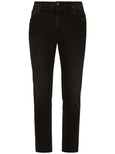 Dolce & Gabbana DG Essentials loose tapered jeans