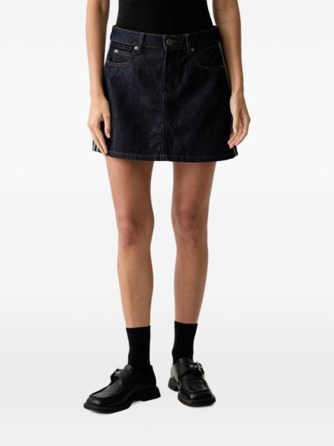 adidas 3-Stripes logo-patch mini skirt