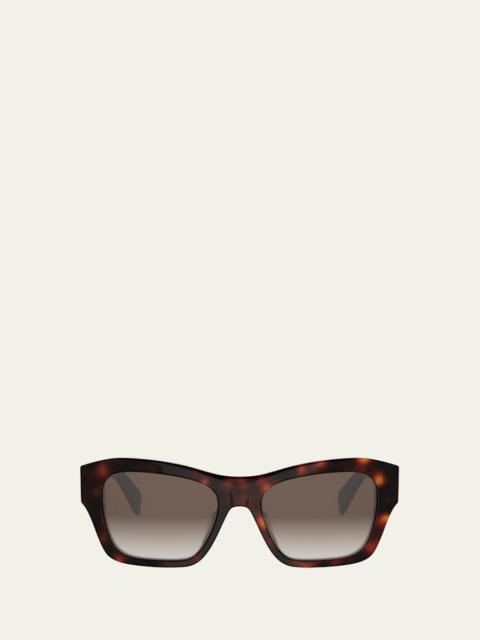 CELINE Triomphe 09 Acetate Butterfly Sunglasses