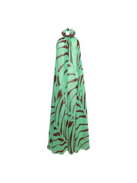 Johanna Ortiz abstract-print midi dress
