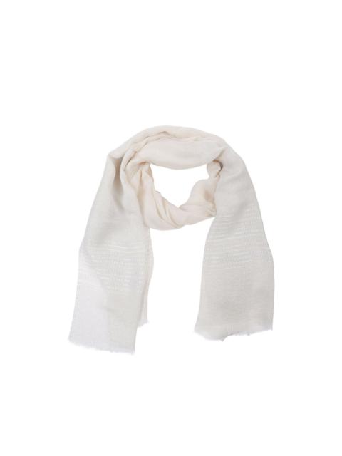 PESERICO fringed-edge scarf