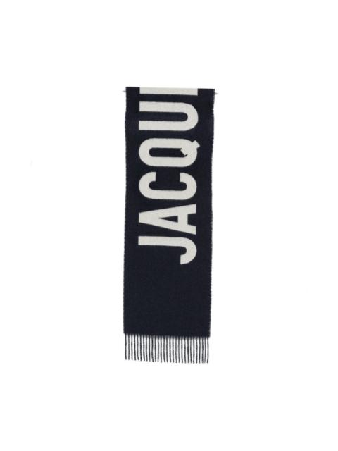 JACQUEMUS Logo wool scarf