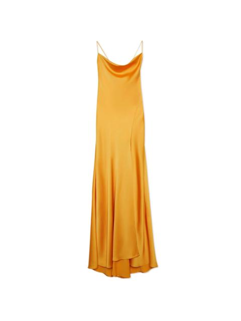 Finley satin-finish sleeveless dress