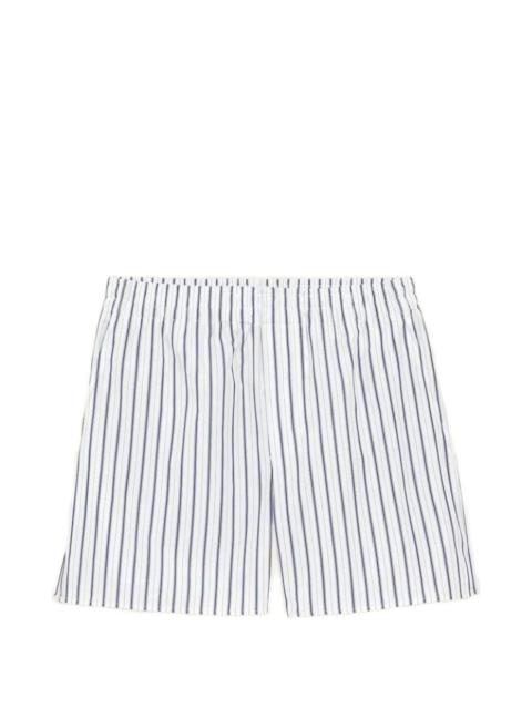 AMI Paris elasticated striped shorts