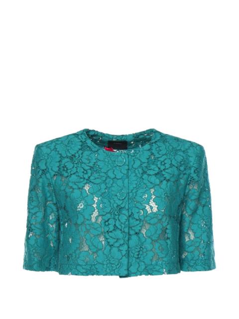 PINKO Lace Spencer button-up cotton jacket