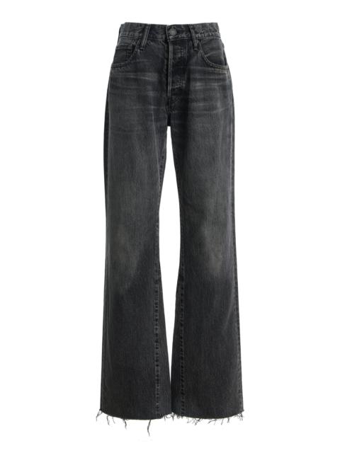 MOUSSY VINTAGE Redhook Remake Rigid Mid-Rise Flared Jeans
