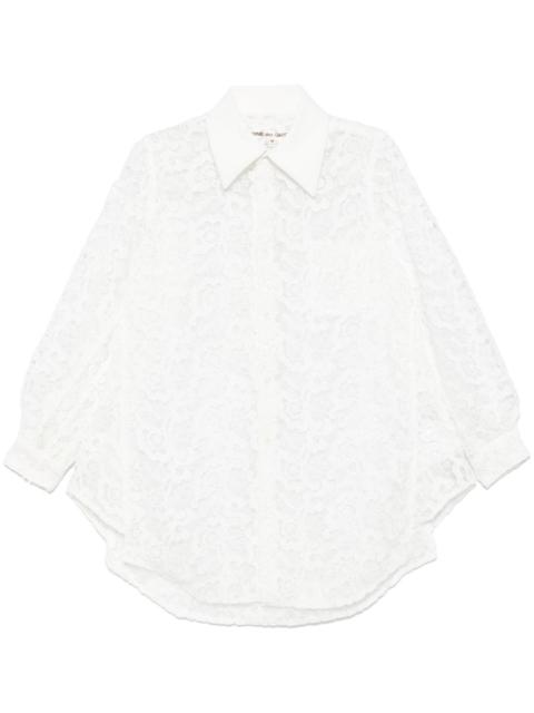 Comme Des Garçons guipure-lace shirt