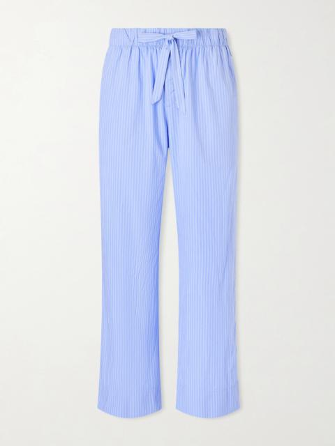TEKLA Striped Organic Cotton-Poplin Pyjama Trousers
