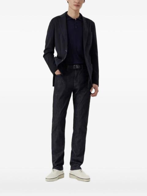 Canali notched-lapels blazer