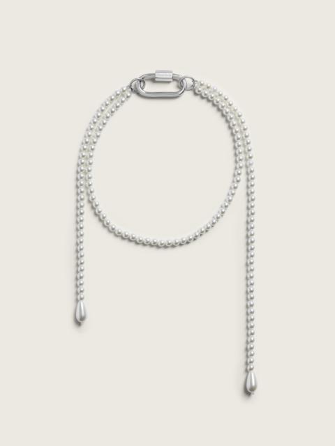 Simone Rocha Fragment Pearl Carabiner Necklace