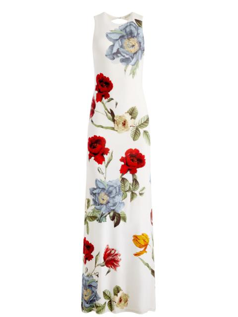Alice + Olivia DELORA OPEN BACK MAXI DRESS