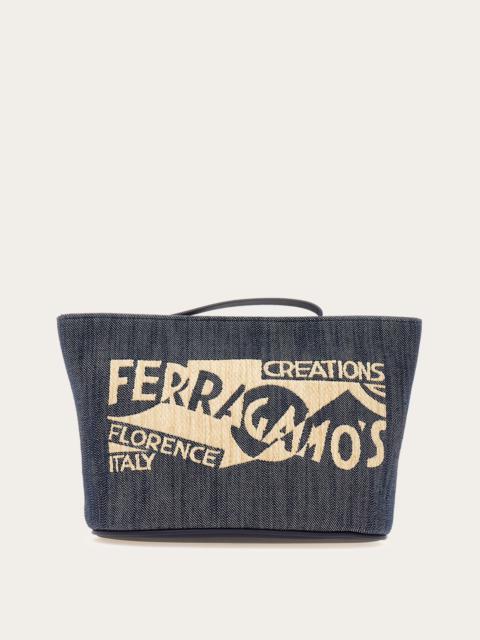 FERRAGAMO Pouch with logo