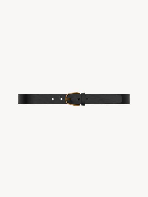 SAINT LAURENT MINIMAL BELT IN LEATHER