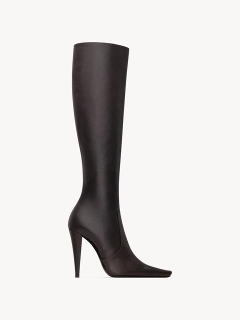 SAINT LAURENT 77 BOOTS IN SMOOTH LEATHER