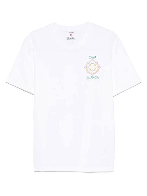 CASABLANCA Championship T-Shirt "White" MPF25 JTS 001 11 EX