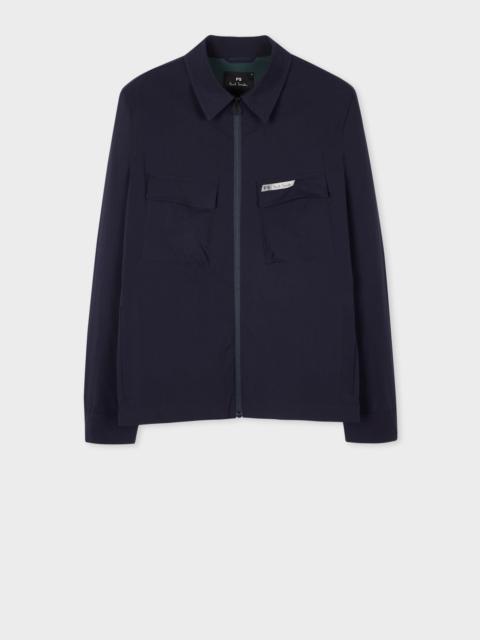 Paul Smith Cotton-Nylon Zip Overshirt