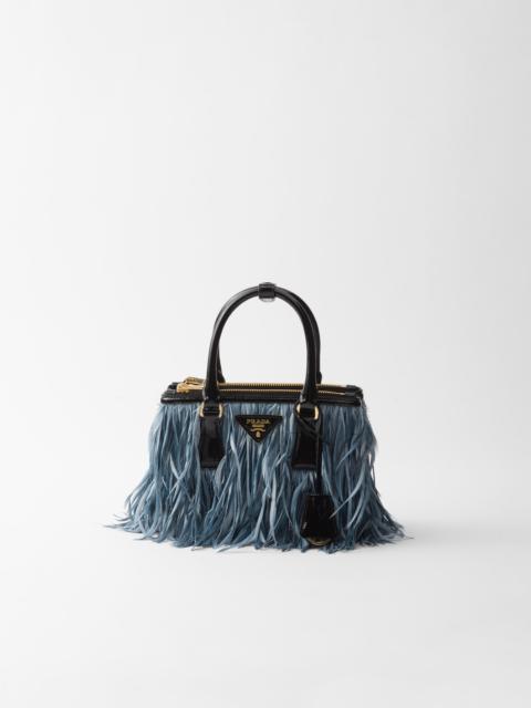 mini-bag feather Galleria with trim 【日本入手困難】Prada