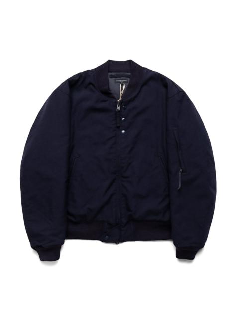 Engineered Garments Aviator Jacket Wool Uniform Serge - Dk.Navy
