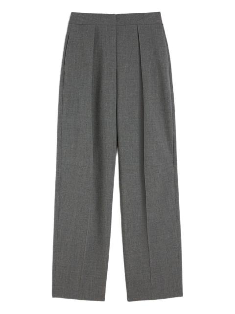 Jil Sander 모직 캔버스 테일러드 바지