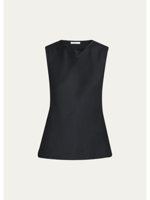 All Three Carine Silk Sleeveless Top