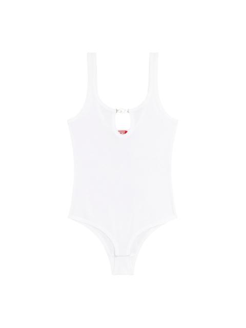 Diesel UFBY-D-OVAL-COTTON-RIB-BODYSUIT