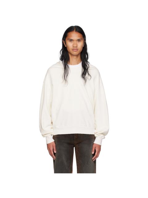 【関税込み】Les Tien ベージュ Yacht プルオーバー LES TIEN Beige Yacht Sweater | REVERSIBLE