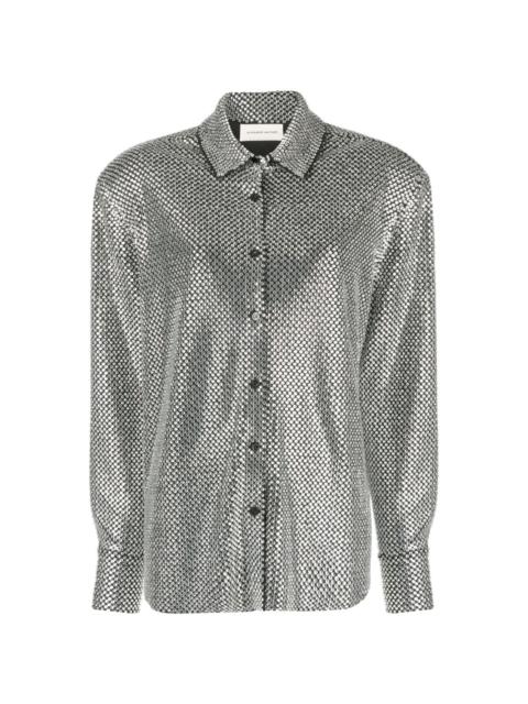 ALEXANDRE VAUTHIER rhinestone-embellished shirt