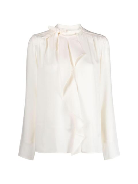 Utah ruffle-detail blouse
