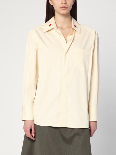 Bottega Veneta Cream shirt in cotton and silk