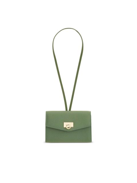 FERRAGAMO Gancini buckle card holder charm