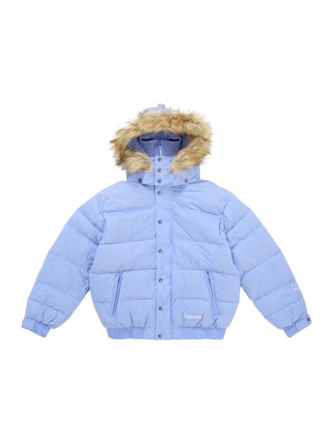 Supreme Supreme Facemask 700-Fill Down Puffer Jacket Light Blue