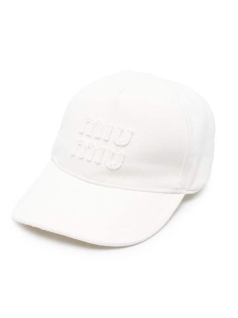 Miu Miu appliqué-logo baseball cap