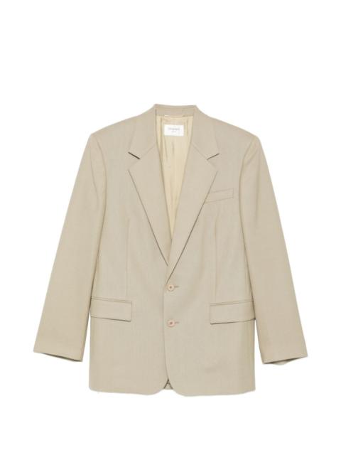 SAINT LAURENT flap-pocket blazer