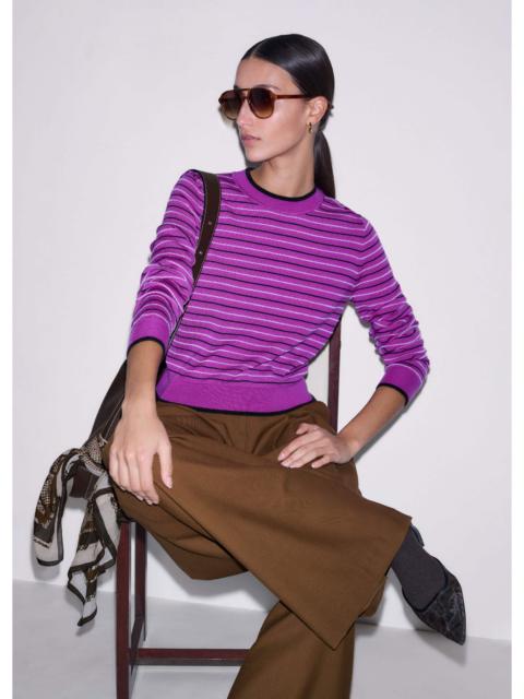 ME+EM Stripe Straight Sweater