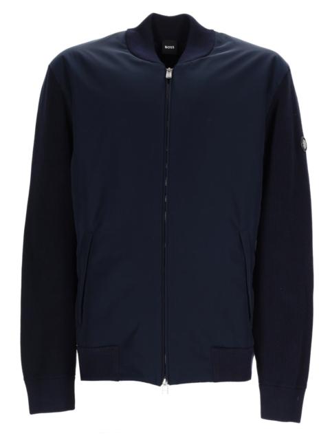 BOSS GIACCA C-UBAIO IN COTONE CON ZIP