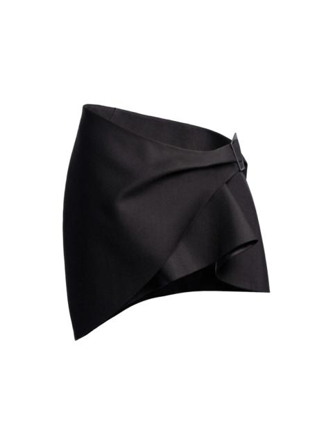 MUGLER Mugler H&M Wool Mini Skirt Black