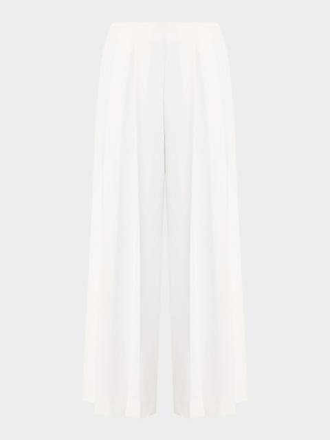 L'AGENCE Novalynn Cropped Pleated Pants
